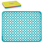 Tapis rectangulaire en plastique pour �vier de cuisine color� 11920