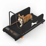 Tapis roulant pour chien 2 en 1 ? silencieux, mobile avec roulettes et rangement facile ? �cran lcd inclus ...