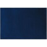 Tapis de salon et bureau moderne en viscose 140 x 200 cm bleu marine gesi ii