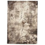 Tapis salon et chambre 160x230 gris rectangle tiss motif abstrait tersore