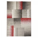 Unamourdetapis - tapis salon et chambre 60x110 gris et beige rectangle tiss� motif g�om�trique derby ...