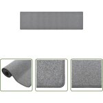 Tapis de salon - tapis de couloir gris fonc� 80x300 cm
