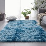 Tapis de salon lavable � poils longs et moelleux, 200 x 300 cm, moderne et antid�rapant, id�al pour le ...