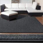 Tapis de salon london gris anthracite 200 x 450 cm