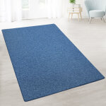 Tapis de salon sur mesure london bleu fonc 50 x 100 cm