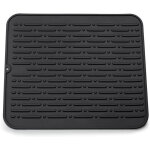 Tapis de s�chage vaisselle xl en silicone 45 x 40 cm garantie � vie (noir)