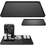 Tapis en silicone pour machine � caf�, 2 en 1 r�sistant � la chaleur et antid�rapant, 40x60cm pour machine ...