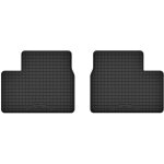 Tapis de sol arri�re en caoutchouc (2 pi�ces), universels pour : opel corsa c hatchback (2000 - 2006) ...