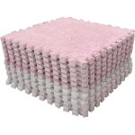 Tapis de sol embotable en mousse pelucheuse tapis de sol en mousse en peluche, 10 puericulture d'eveil ...