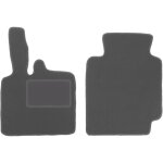 Tapis de sol en graphite pour smart fortwo i avec patte (1998 - 2007) Tapis de sol en graphite pour smart fortwo i avec patte (1998 - 2007)