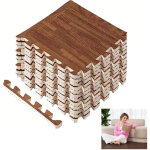 Tapis de sol en mousse eva 12 pi�ces (30x30cm) ? pour salle de sport, chambre, garage ? puzzle floor ...