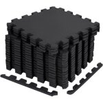 Tapis de sol en mousse souple, ensemble de 18 pi�ces pour sol de salle de sport, tapis d'exercice, dalles ...