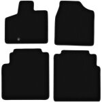 Tapis de sol en velours noir basic pour monospace lancia voyager (2008 - 2016)