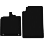 Tapis de sol en velours noir basic pour smart fortwo ii à hayon (2007 - 2014) Tapis de sol en velours noir basic pour smart fortwo ii à hayon (2007 - 2014)