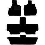 Tapis de sol en velours noir pour : chrysler voyager iv 7 places (2000 - 2008) Tapis de sol en velours noir pour : chrysler voyager iv 7 places (2000 - 2008)