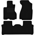 Tapis de sol en velours noir pour : honda cr - v ii suv (2001 - 2006)