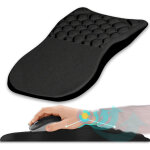 Tapis de souris confortable avec repose - poignet, coussin en mousse � m�moire de forme, support de massage, ...