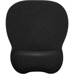 Tapis de souris, mousepad avec remplissage en mousse � m�moire, textur�e r�sistant � usure lavable, noir ...