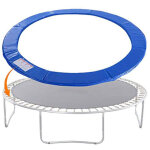 Tapis de trampoline ext�rieur enfants sautant ressort couverture anneau de protection pad - bleu, 14ft, ...