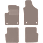 Tapis en velours beige pour : fiat 500 fl à hayon (2013 - 2019) Tapis en velours beige pour : fiat 500 fl à hayon (2013 - 2019)