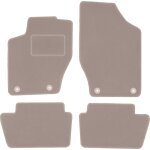 Tapis en velours beige pour peugeot 308 i berline, break, sw (2007 - 2013) Tapis en velours beige pour peugeot 308 i berline, break, sw (2007 - 2013)