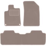 Tapis en velours beige pour : peugeot 407 coupé, berline, break, sw (2004 - 2011) Tapis en velours beige pour : peugeot 407 coupé, berline, break, sw (2004 - 2011)
