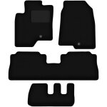 Tapis en velours noir pour : chevrolet captiva 7 places (2006 - 2017) Tapis en velours noir pour : chevrolet captiva 7 places (2006 - 2017)