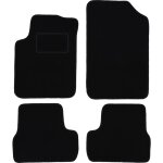 Tapis en velours noir pour citroën c3 i berline (2002 - 2009) Tapis en velours noir pour citroën c3 i berline (2002 - 2009)