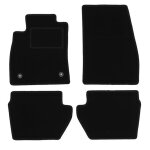 Tapis en velours noir pour : ford fiesta mk8 à hayon (2017 - ) Tapis en velours noir pour : ford fiesta mk8 à hayon (2017 - )