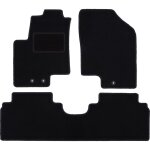Tapis en velours noir pour : hyundai ix20 (2010 - 2018) Tapis en velours noir pour : hyundai ix20 (2010 - 2018)