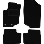 Tapis en velours noir pour peugeot 207 sw, break, berline (2006 - 2012) Tapis en velours noir pour peugeot 207 sw, break, berline (2006 - 2012)