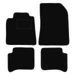 Tapis en velours noir pour renault vel satis liftback, hayon (2001 - 2010)