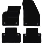 Tapis en velours noir pour : volvo v50 break (2004 - 2012) Tapis en velours noir pour : volvo v50 break (2004 - 2012)
