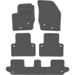 Tapis de voiture en graphite pour : volvo xc90 i suv 7 places. (2002 - 2014)