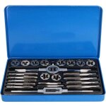 Taraud et fili�re 1 / 8  - 1 / 2  sae + �paisseur 24pc