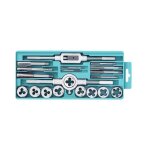 Tarauds et filires, 20 pcs m3 - m12 outils de filetage, coffret tarauds et filires, outil pour tarauder ...