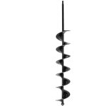 Tariere perceuse en acier 8x60cm foret spirale de jardinage outillage de jardin pour creuser des trous ...