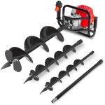 Tarière thermique greencut gd750x - 3b - moteur à essence 75cc - 5. 2cv - avec 3 embouts en acier 90 ... Tarière thermique greencut gd750x - 3b - moteur à essence 75cc - 5. 2cv - avec 3 embouts en acier 90 ...