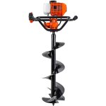 Tariere thermique moteur 62cc 3, 4hp + 1 meches 200mm