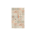 Tarkett ? tapis vinyle carreaux de ciment rouge brique 100 x 160 cm ? couche d'usure 0, 35 mm ? isolation ...