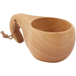 Tasse en bois style scandinave pour camping - id�ale pour caf�, th� et lait, design portable avec poign�e ...