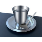 Tasses � caf� italiennes (2 pi�ces)mug � caf� / bi�re en acier inoxydable 304 avec bouteille d'eau isotherme ...