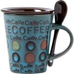 Tasse en c�ramique de 350 ml, style r�tro, tendance, simple, tasse � caf�, tasse � eau.