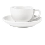 Tasses � espresso blanches 85ml - lot par 12 - olympia
