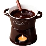 Tasse � fondue ? tasse � fondue personnelle avec fourchette, chauffe - beurre fondant en c�ramique, fondoir ...