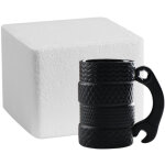Tasse de grande capacit� en c�ramique 450 ml avec cuill�re et anse tasses 3d pour voiture et bureau