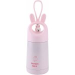 Deesse shop - tasse isotherme en acier inoxydable avec pendentif pour enfants �tudiants (lapin rose)