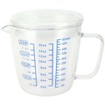 Tasse � mesurer en verre r�sistant � la chaleur, balance � lait, pichet doseur avec couvercle, ustensile ...