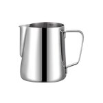 Tasse  mousser  caf, pichet  mousser  caf durable en acier inoxydable argent pour une utilisation ...