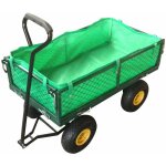 Varan motors - tc1840a - 2 chariot de jardin, remorque  main, avec bche, cots amovibles, max 200kg ...